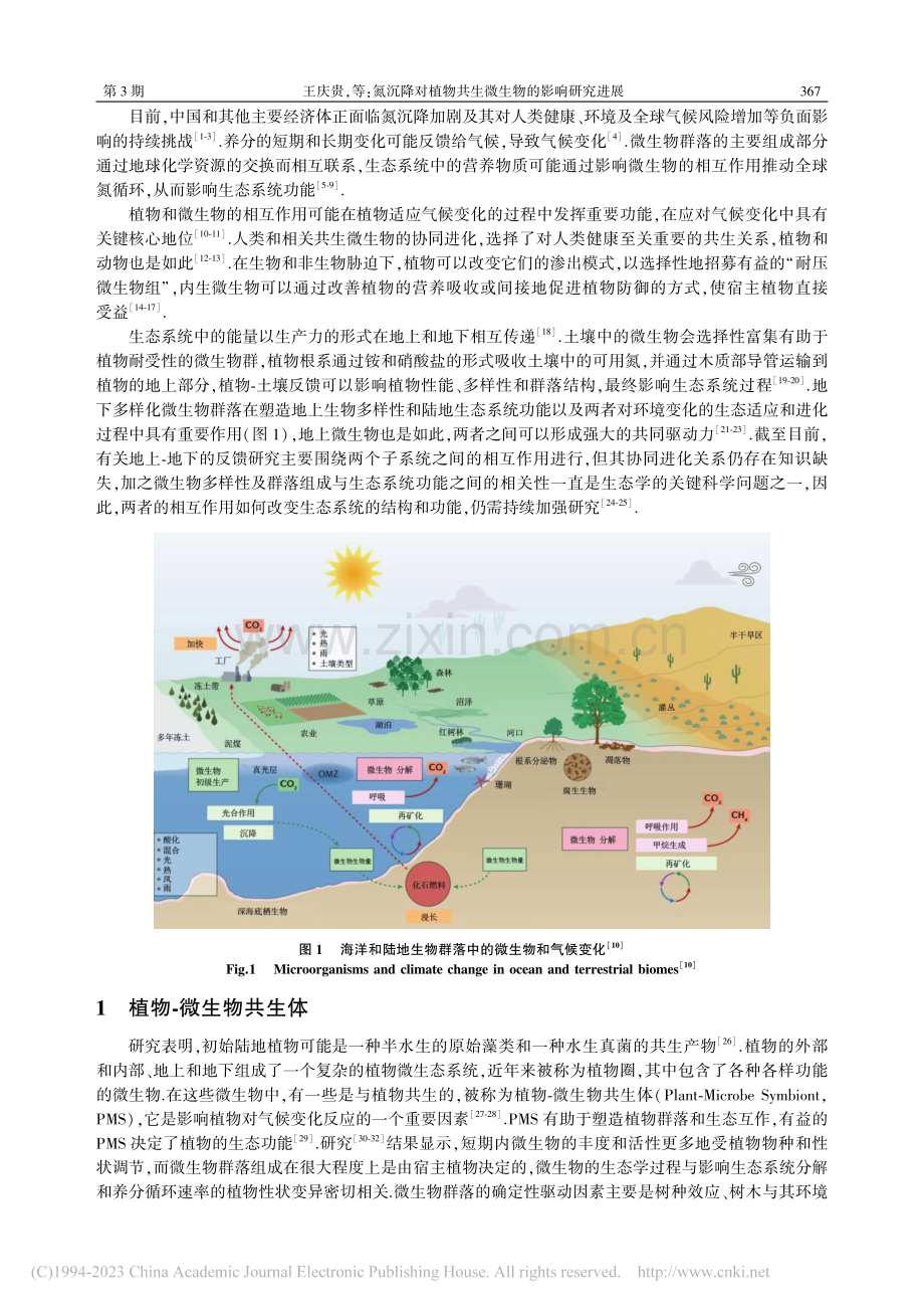 氮沉降对植物共生微生物的影响研究进展_王庆贵.pdf_第2页