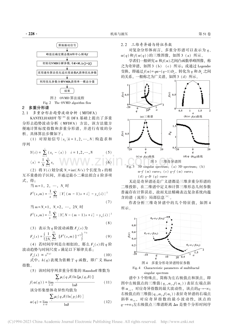 OVMD与三维奇异谱特征融...往复压缩机气阀故障识别方法_刘岩.pdf_第3页