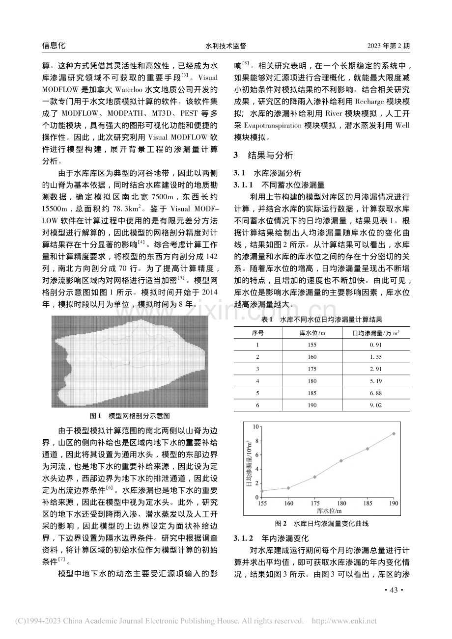 基于MODFLOW的水库渗漏综合分析与补源效果评价_王俊华.pdf_第2页