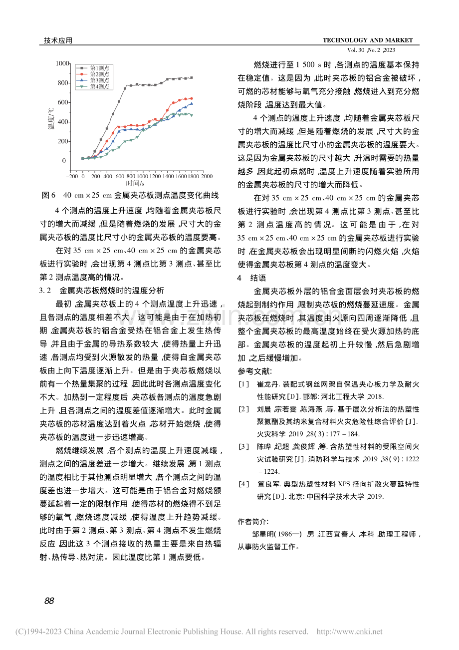 建筑外保温夹芯板燃烧实验研究_邹星明.pdf_第3页