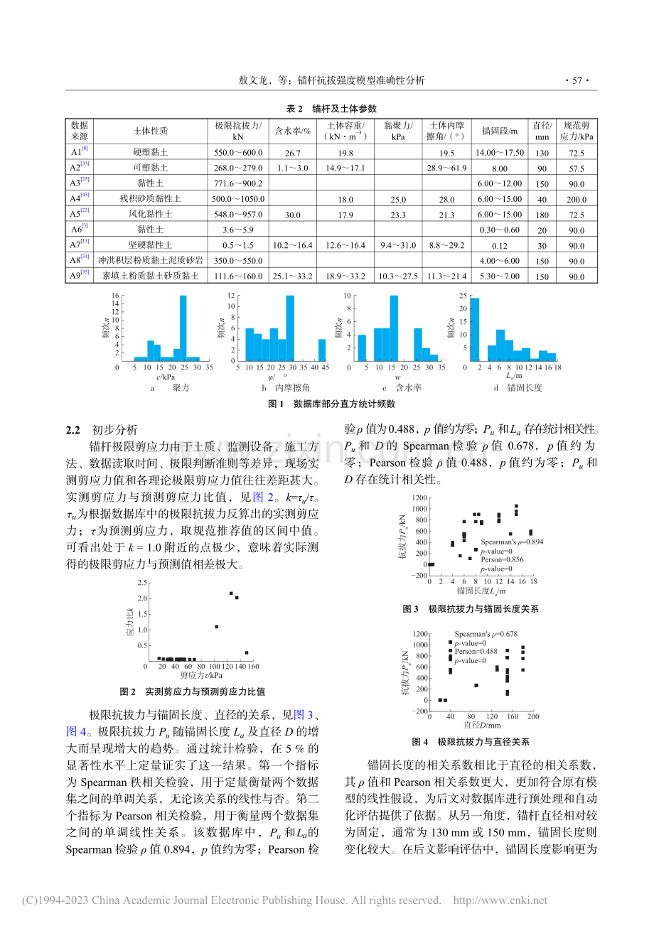 锚杆抗拔强度模型准确性分析_敖文龙.pdf_第3页