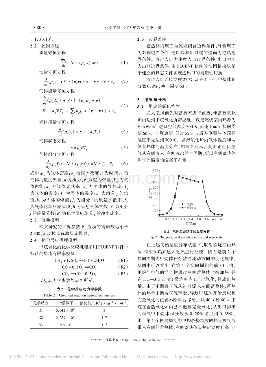 煤矿乏风蓄热氧化过程数值模拟_陈相煜.pdf_第3页