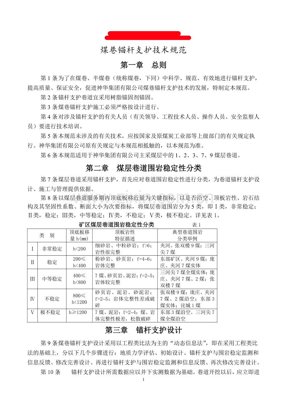 煤巷锚杆支护技术规范.pdf_第1页