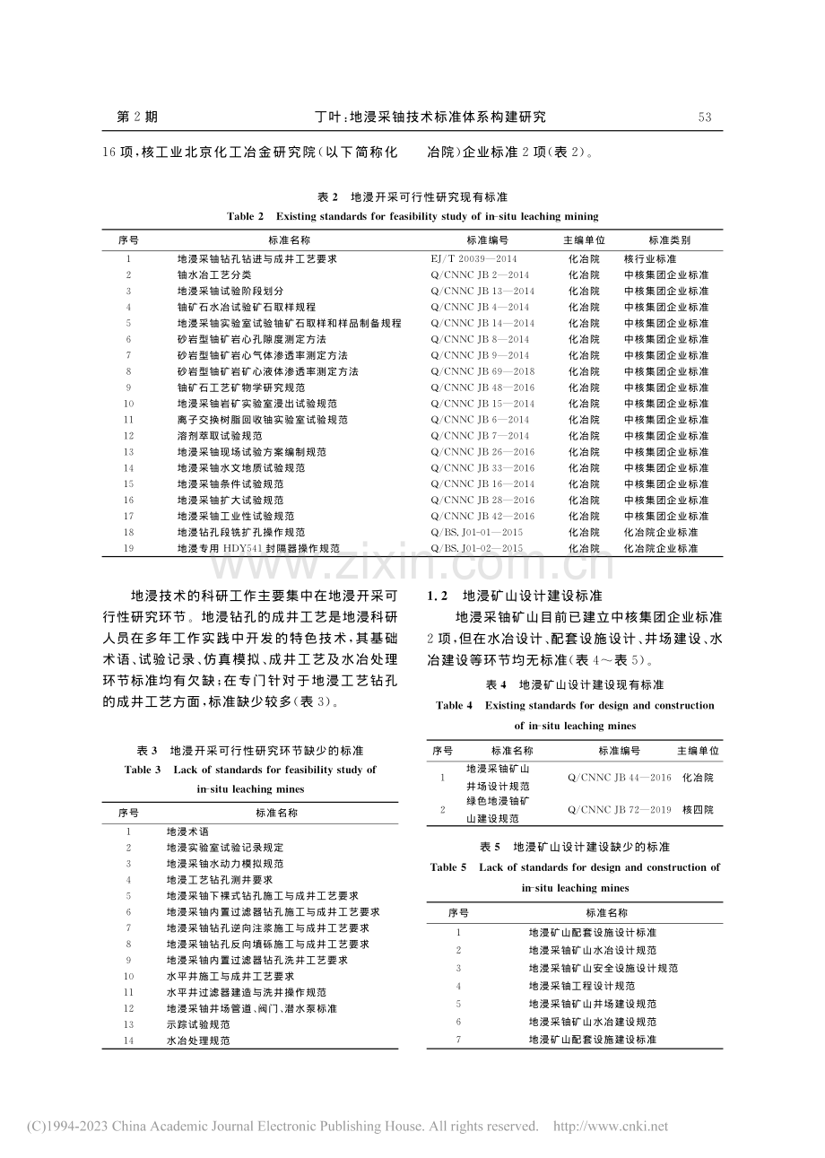 地浸采铀技术标准体系构建研究_丁叶.pdf_第2页