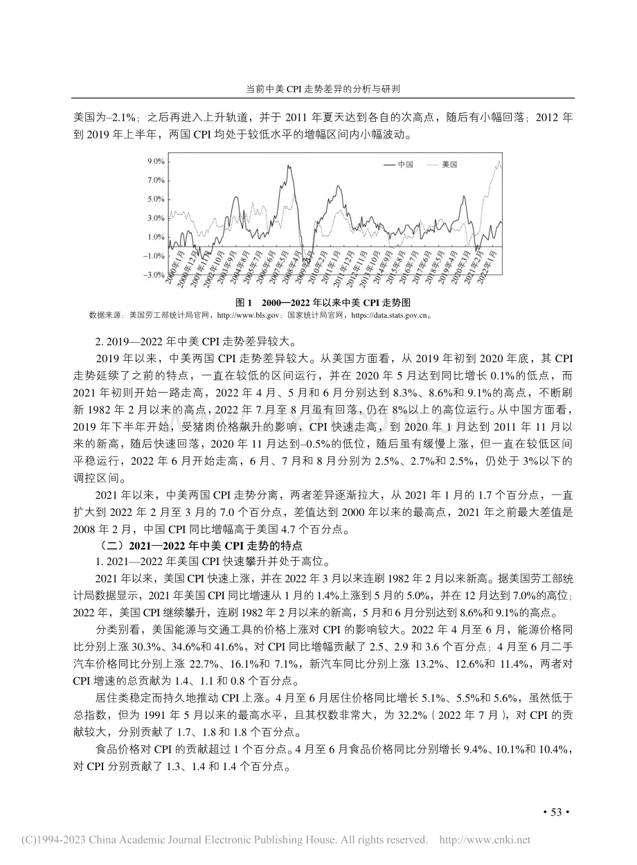 当前中美CPI走势差异的分析与研判_张青松.pdf_第2页