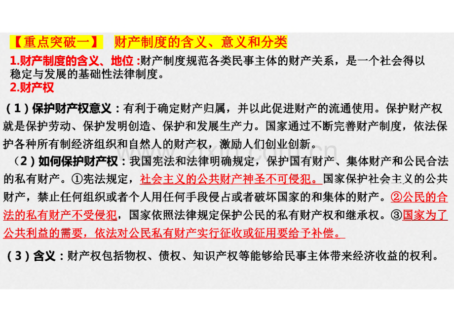 新高考政治精品复习 依法有效保护财产权.pdf_第3页