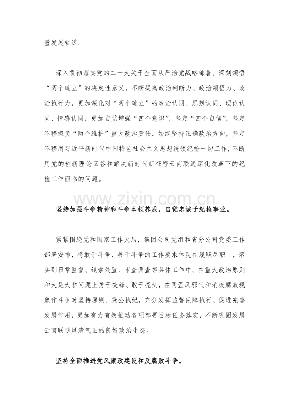 纪委书记领导2023年在主题教育专题研讨发言稿2篇范文.docx_第2页