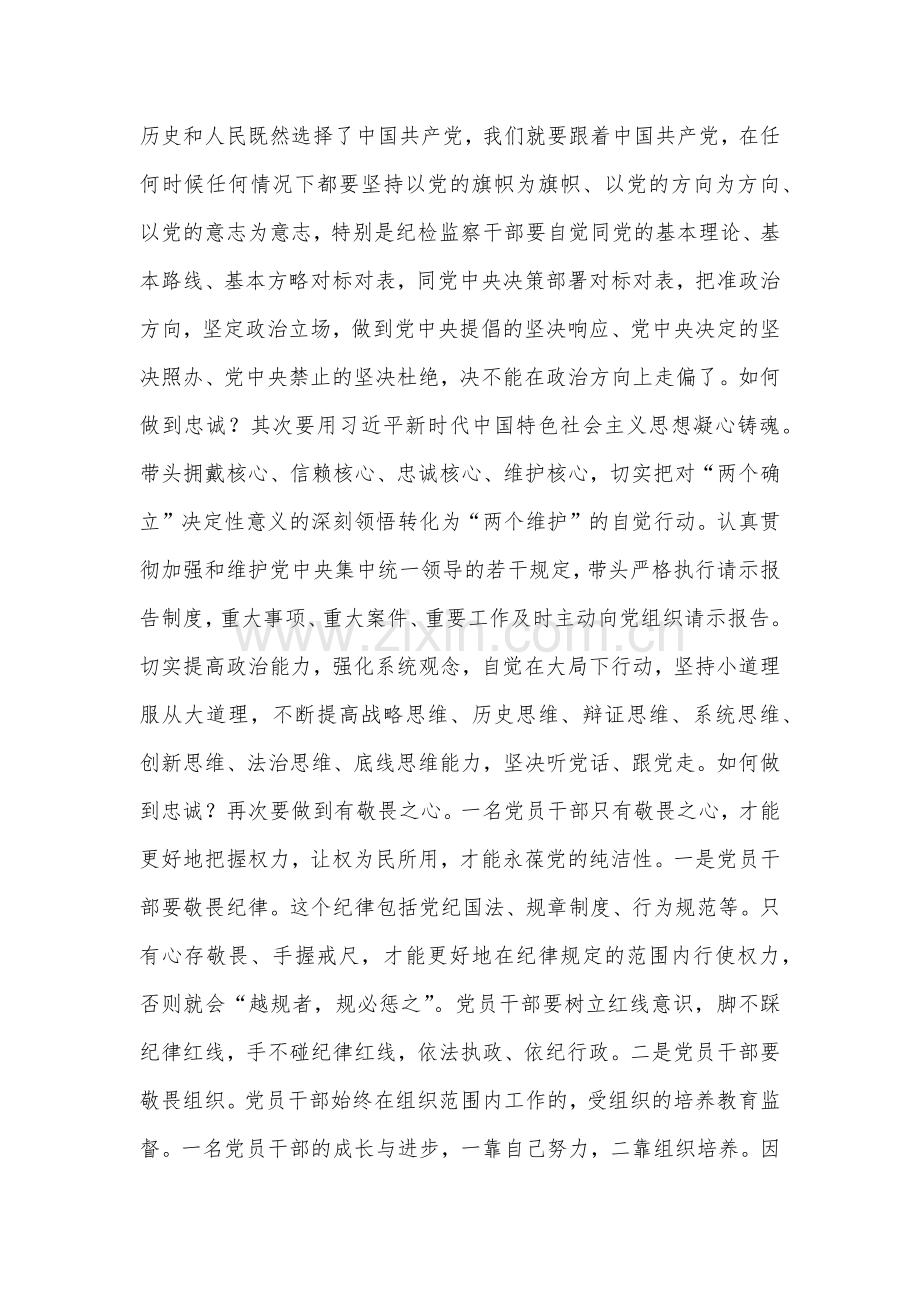 2023年纪检监察干部队伍教育整顿交流发言材料2份.docx_第3页