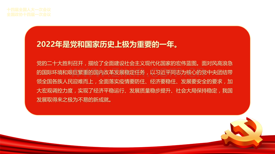 2023年全国两会政府工作报告要点速览与全国两会政协十四届一次会议工作报告学习解读PPT课件【两套供参考选用】.pptx_第3页