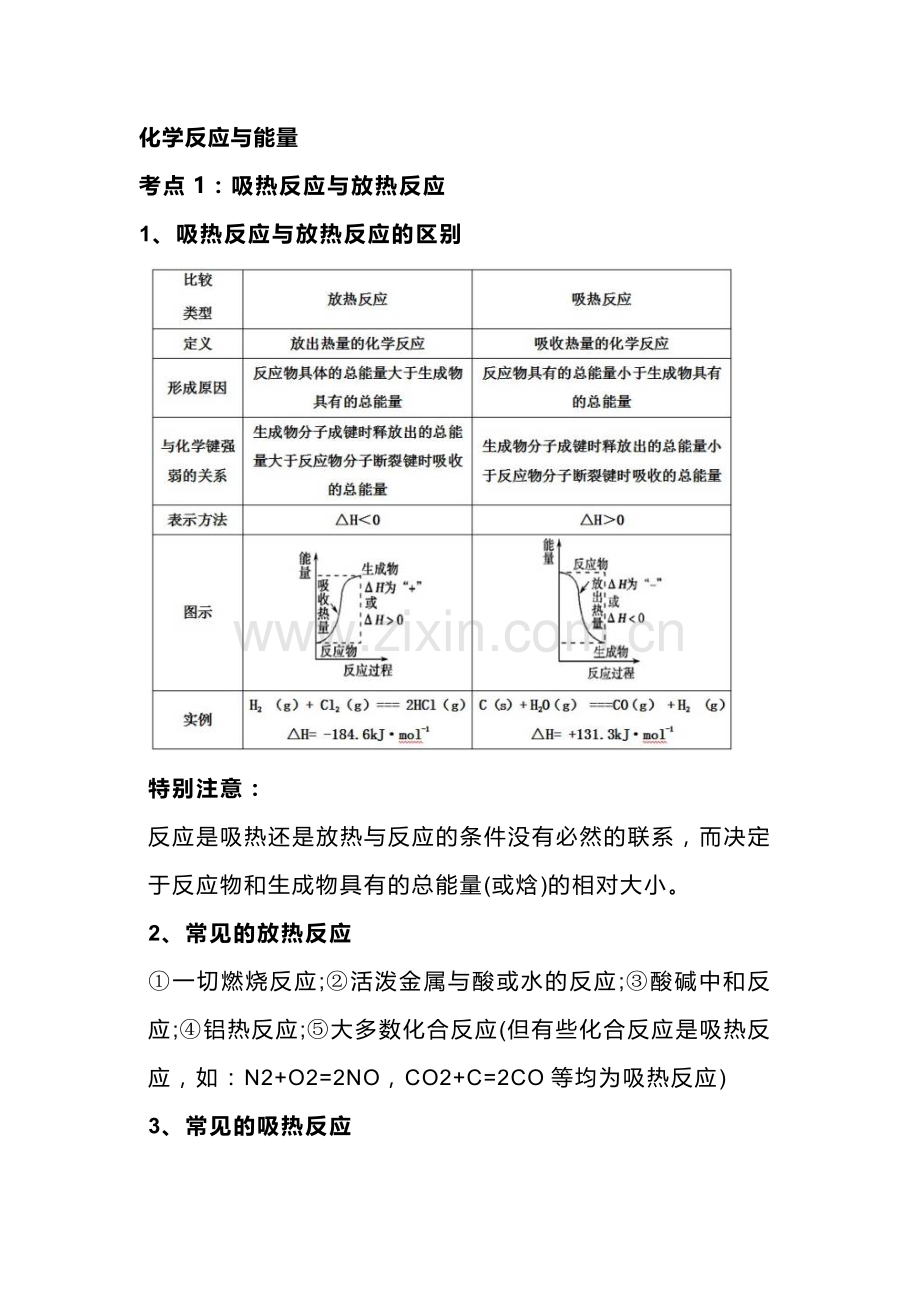 高中化学反应原理知识点大全.docx_第1页