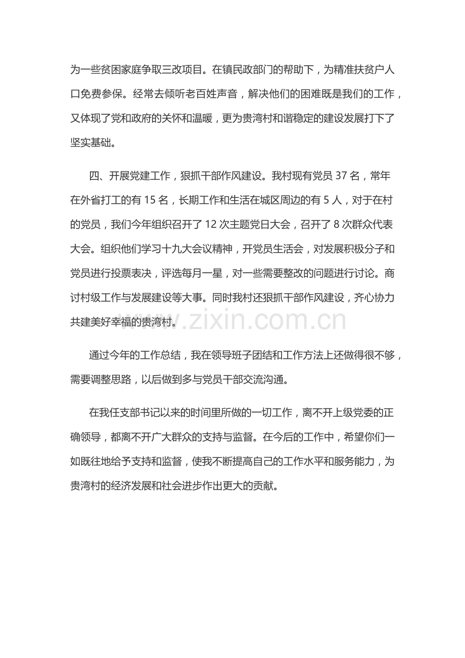贵湾党支部党建工作述职报告.docx_第2页