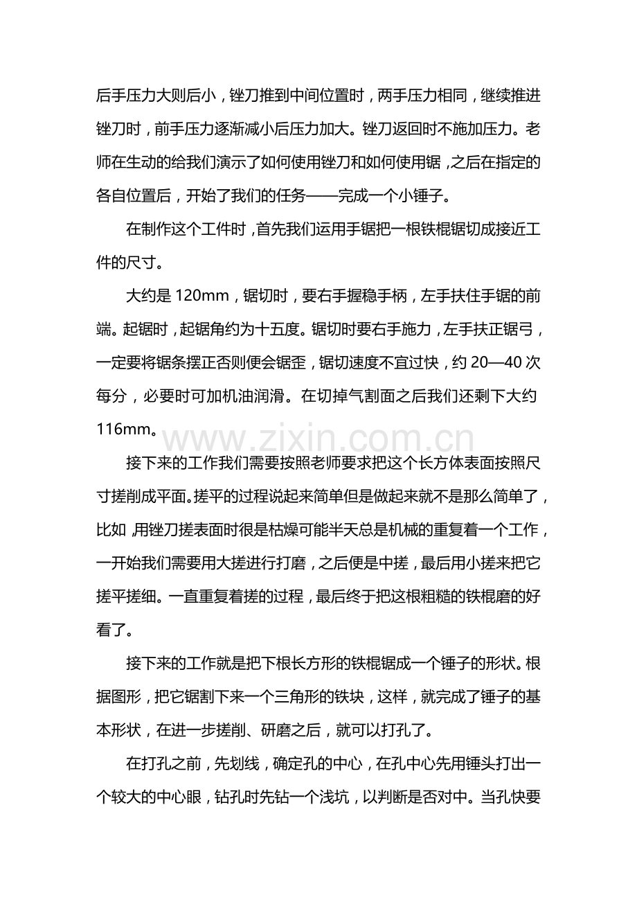 磨锤子实训报告总结.docx_第2页