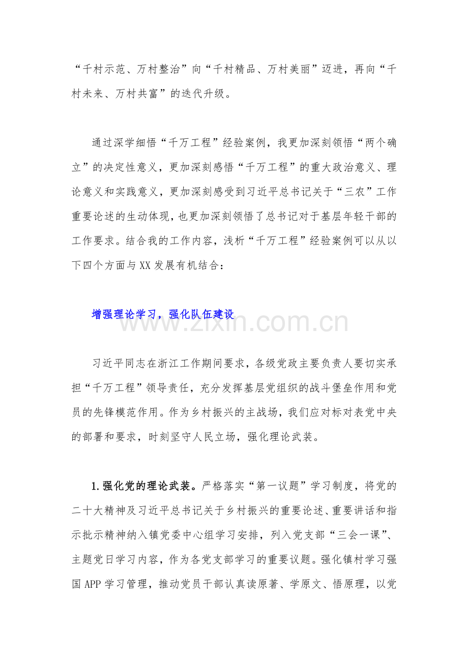 “千万工程”经验案例专题研讨发言材料6份.docx_第2页