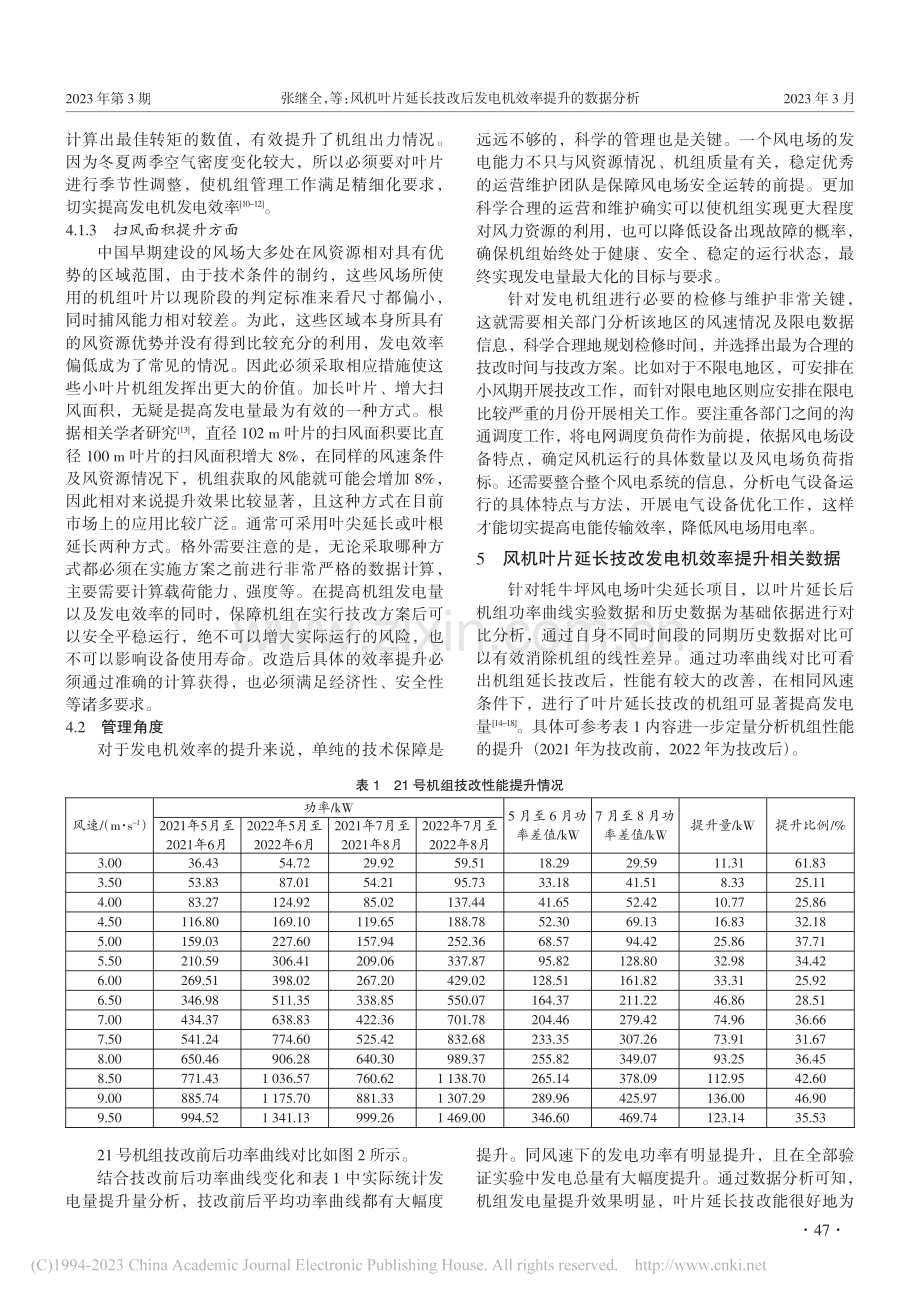 风机叶片延长技改后发电机效率提升的数据分析_张继全.pdf_第3页