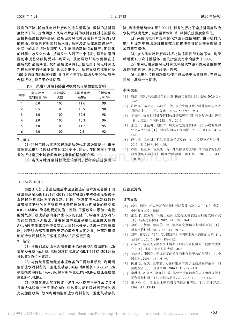 风电叶片废料在纤维水泥板中的应用研究_程志斌.pdf_第3页