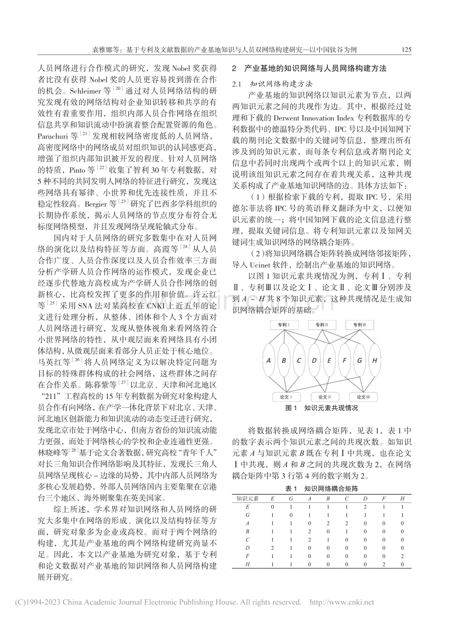 基于专利及文献数据的产业基...构建研究——以中国钛谷为例_袁雅娜.pdf_第3页