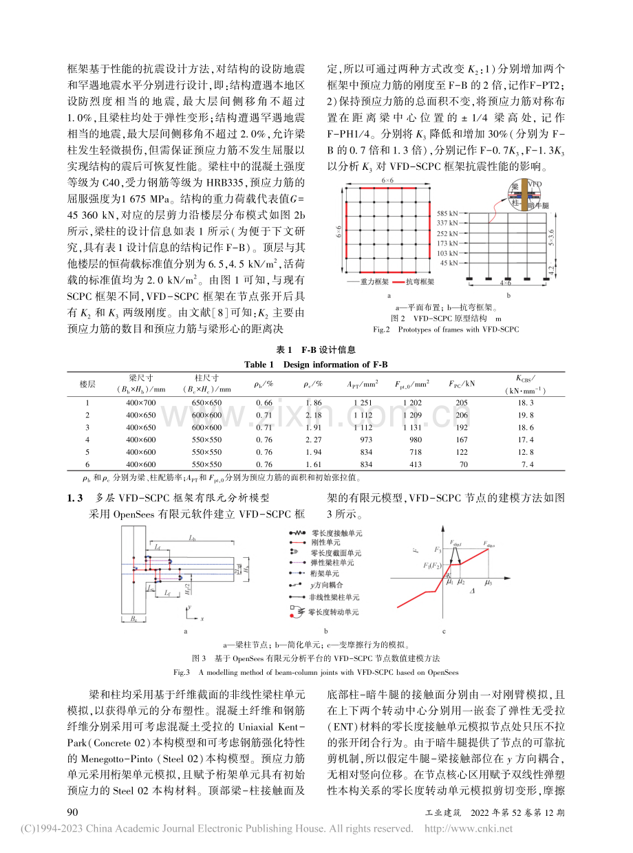 节点张开后刚度对变摩擦耗能...凝土框架抗震性能的影响分析_黄林杰.pdf_第3页