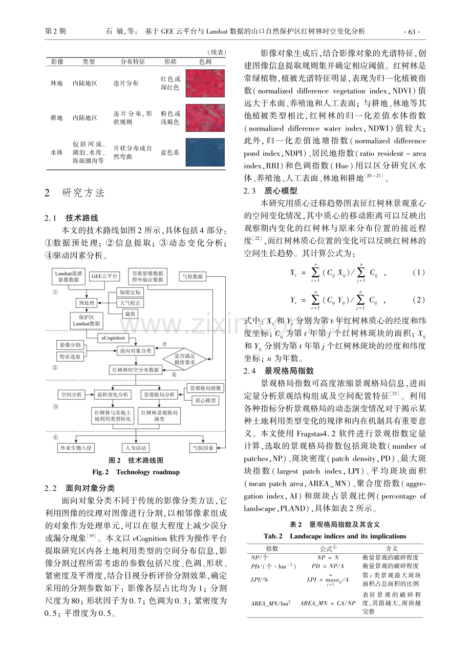 基于GEE云平台与Land...然保护区红树林时空变化分析_石敏.pdf_第3页