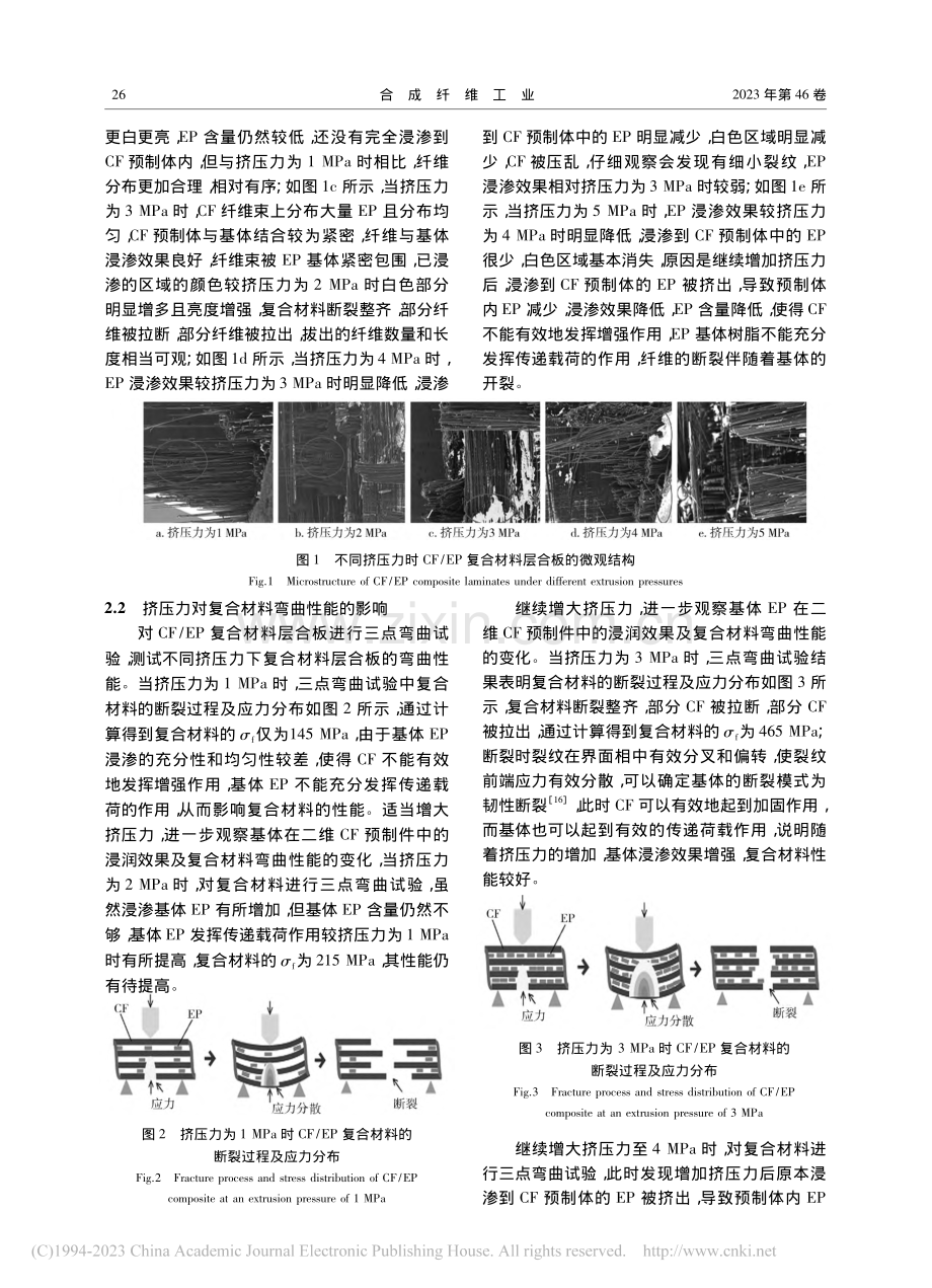 挤压力对CF_EP复合材料微观结构与弯曲性能的影响_张育洋.pdf_第3页