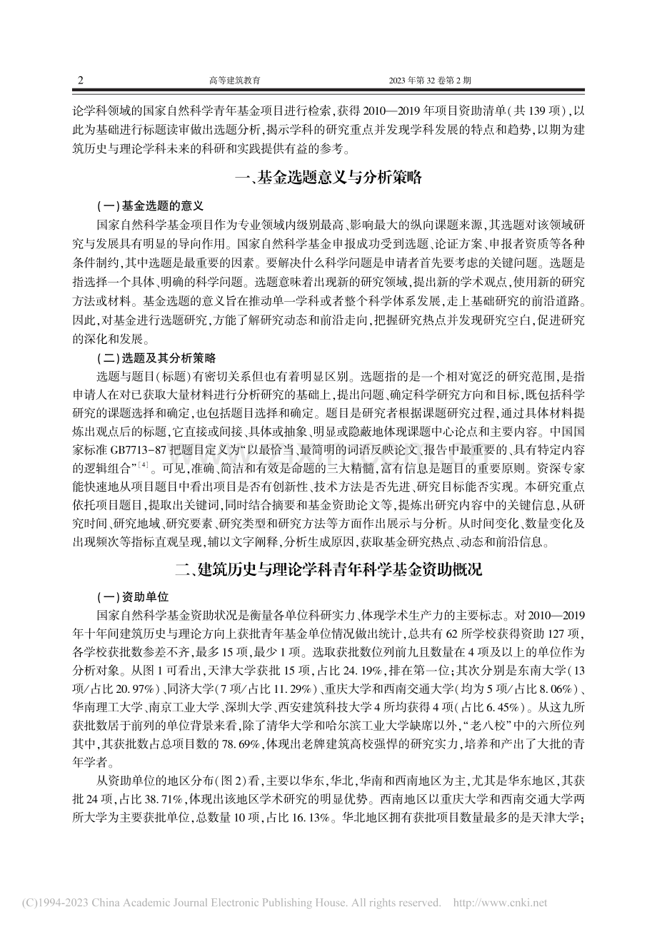 近十年国家自然科学基金青年...—以建筑历史与理论学科为例_戴秋思.pdf_第2页