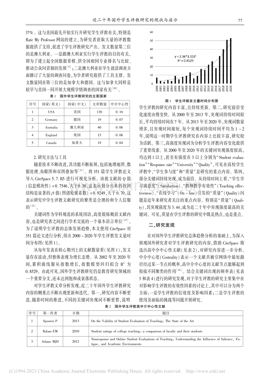 近二十年国外学生评教研究的现状与启示_杜瑞军.pdf_第2页