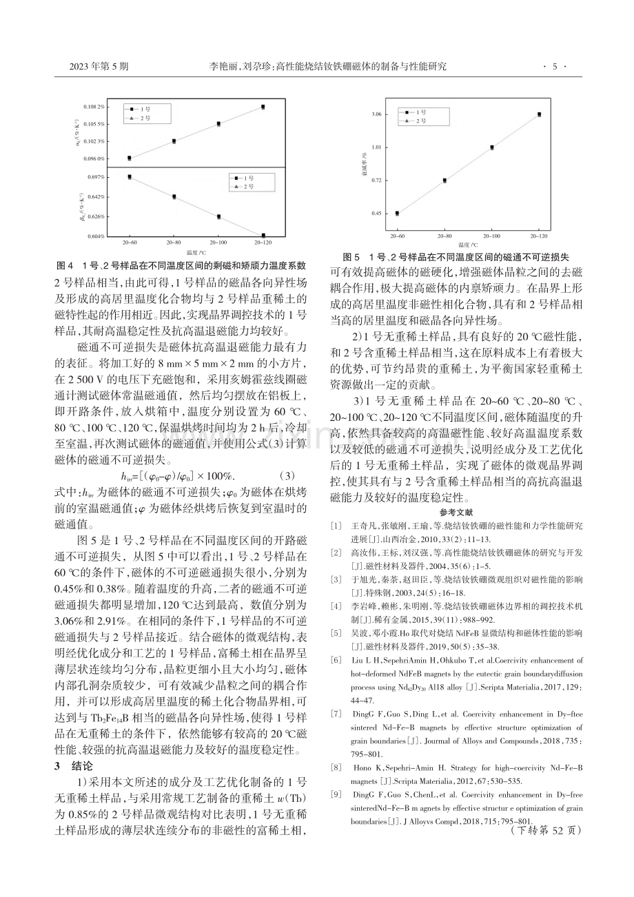 高性能烧结钕铁硼磁体的制备与性能研究_李艳丽.pdf_第3页