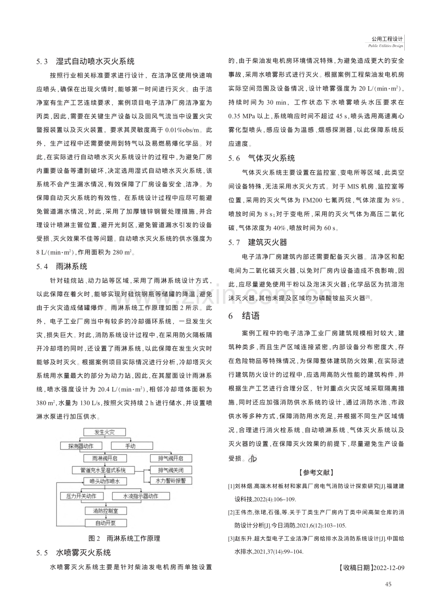 电子洁净工业厂房建筑消防设计分析_王竟萱.pdf_第3页