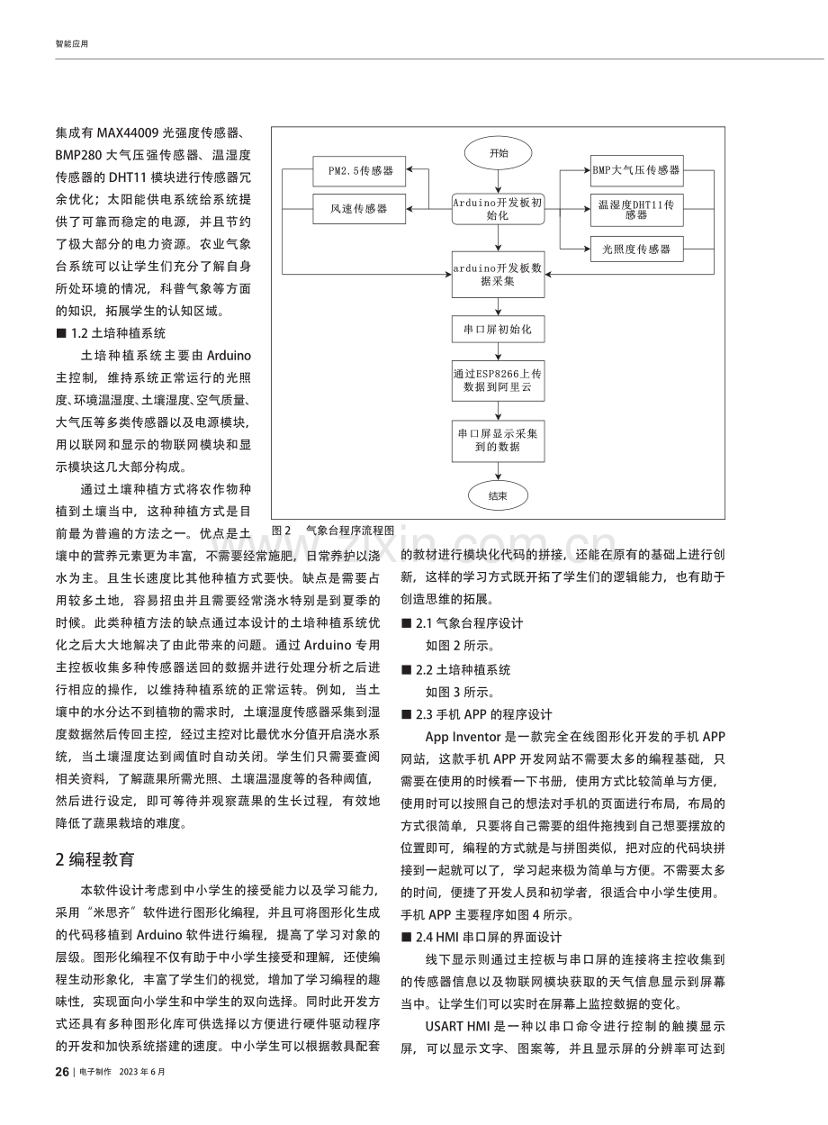 基于Arduino的物联网智慧农业系统教具设计_黄驷基.pdf_第2页