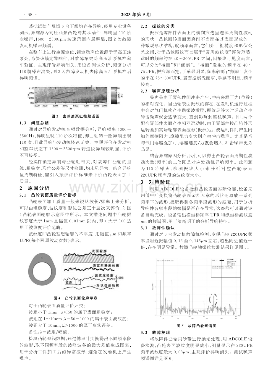 发动机凸轮轴磨削振纹影响与控制方法_贾絮影.pdf_第2页