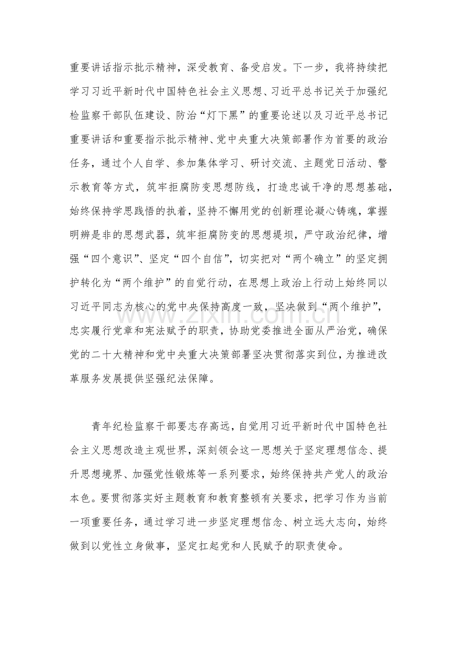 2023年纪检干部教育整顿党性分析报告【多篇】汇编供参考.docx_第2页