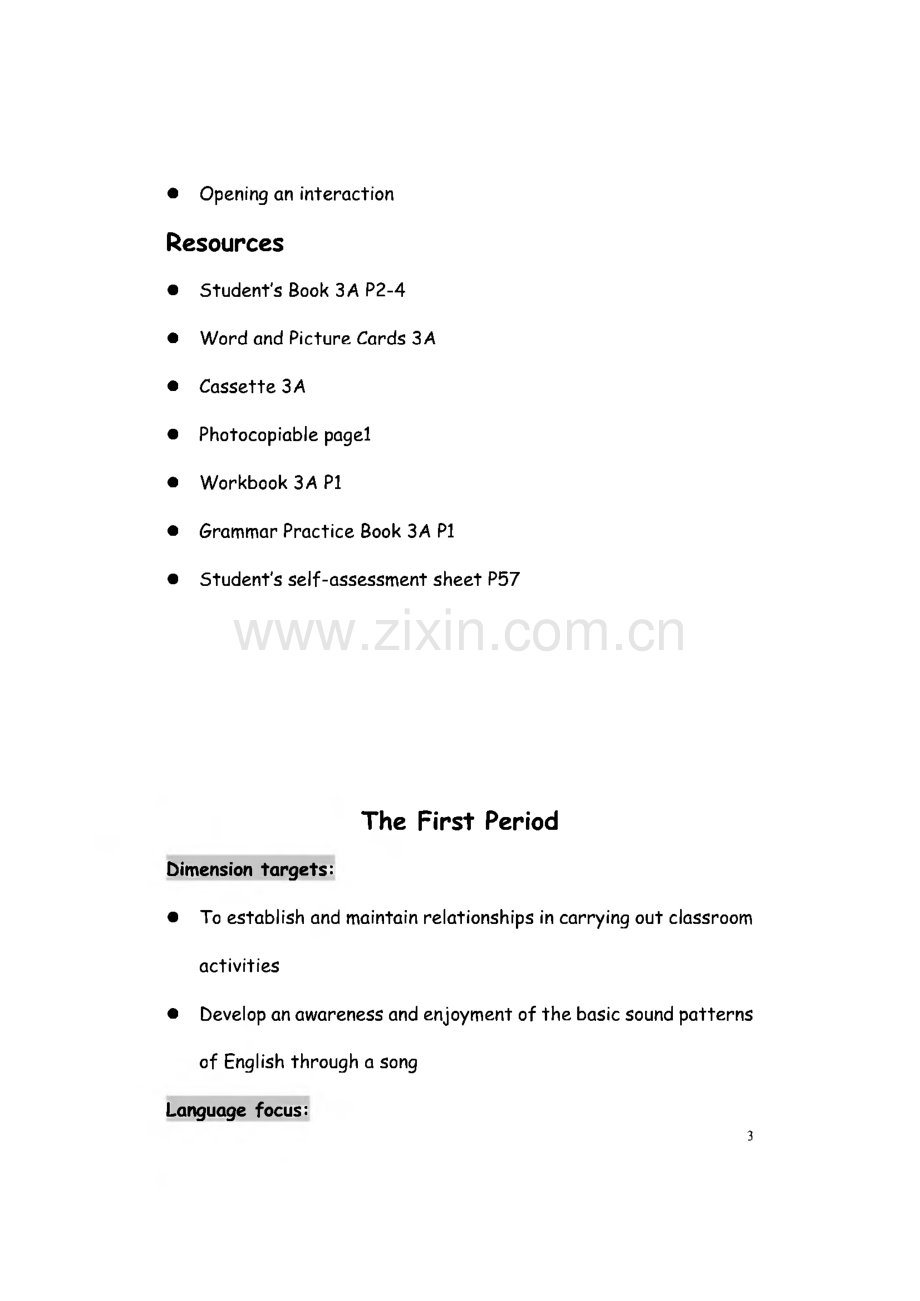 上海版牛津英语3a教案全册.pdf_第3页