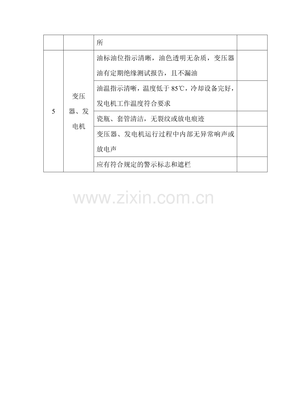 电工培训资料之变配电系统安全检查表.docx_第3页