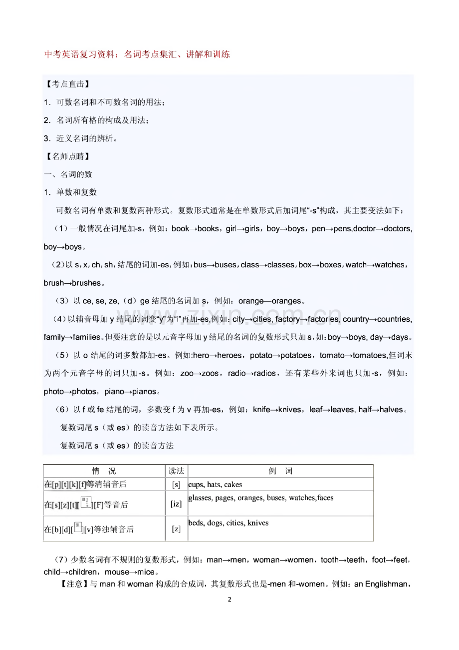 中考英语复习资料大全.pdf_第2页