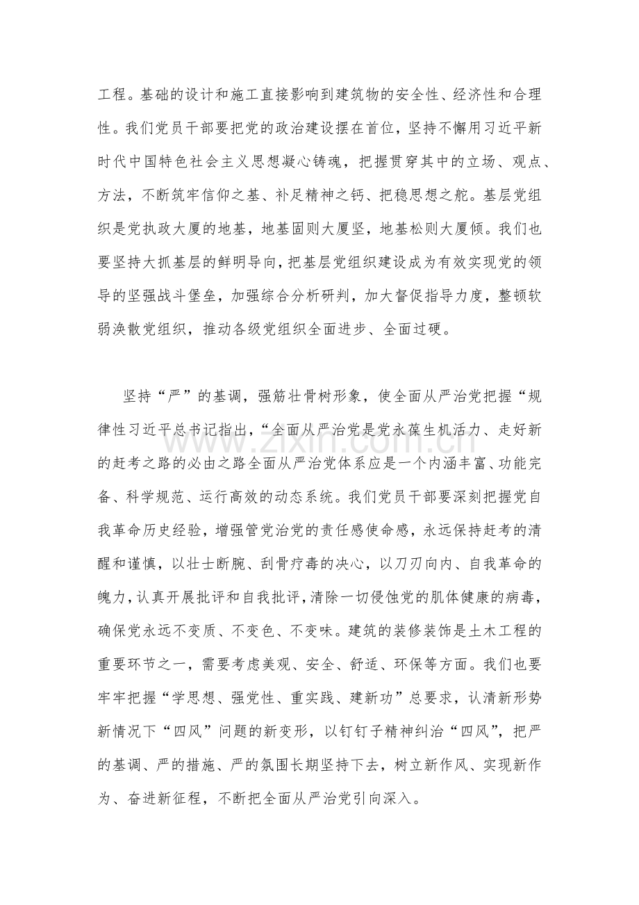 2023年学习重要文章《健全全面从严治党体系推动新时代党的建设新的伟大工程向纵深发展》心得与开展重大事故隐患专项排查整治行动方案【两篇文】.docx_第2页