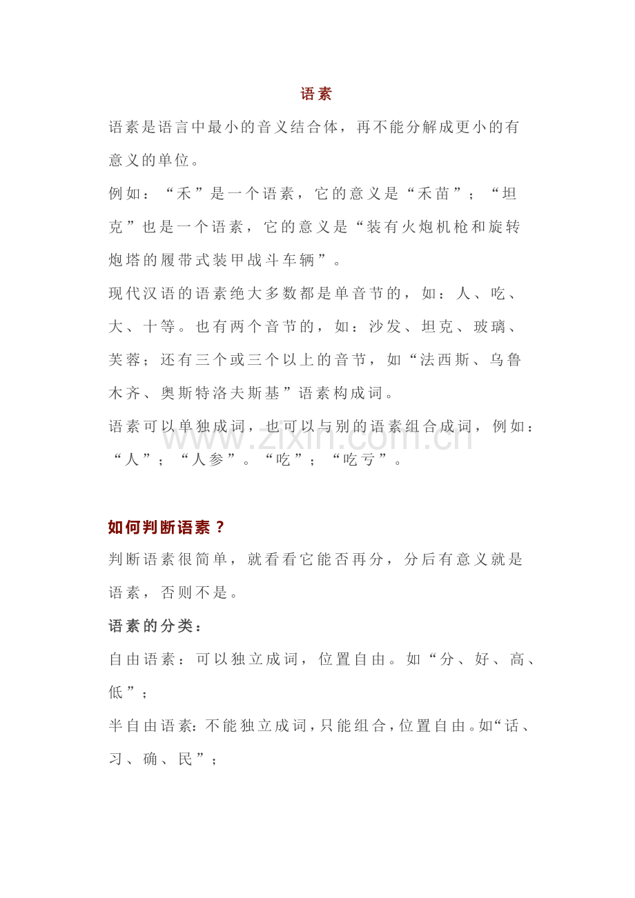 初中语文必备语法知识清单.docx_第1页