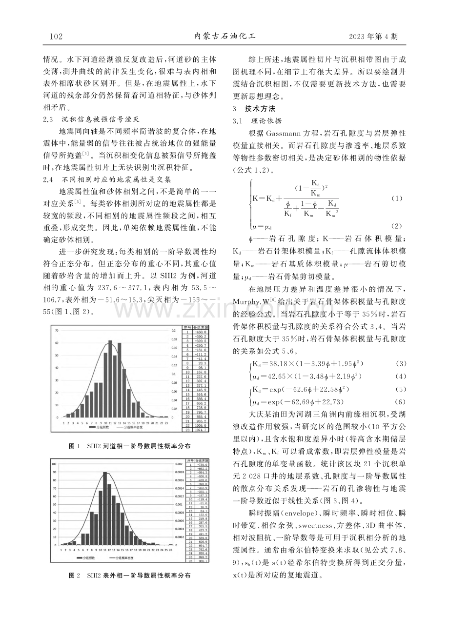 沉积相分析中“井震不一致”的解决办法_石东义.pdf_第2页