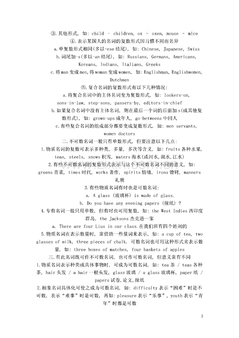 高考英语总复习语法专项.pdf_第2页