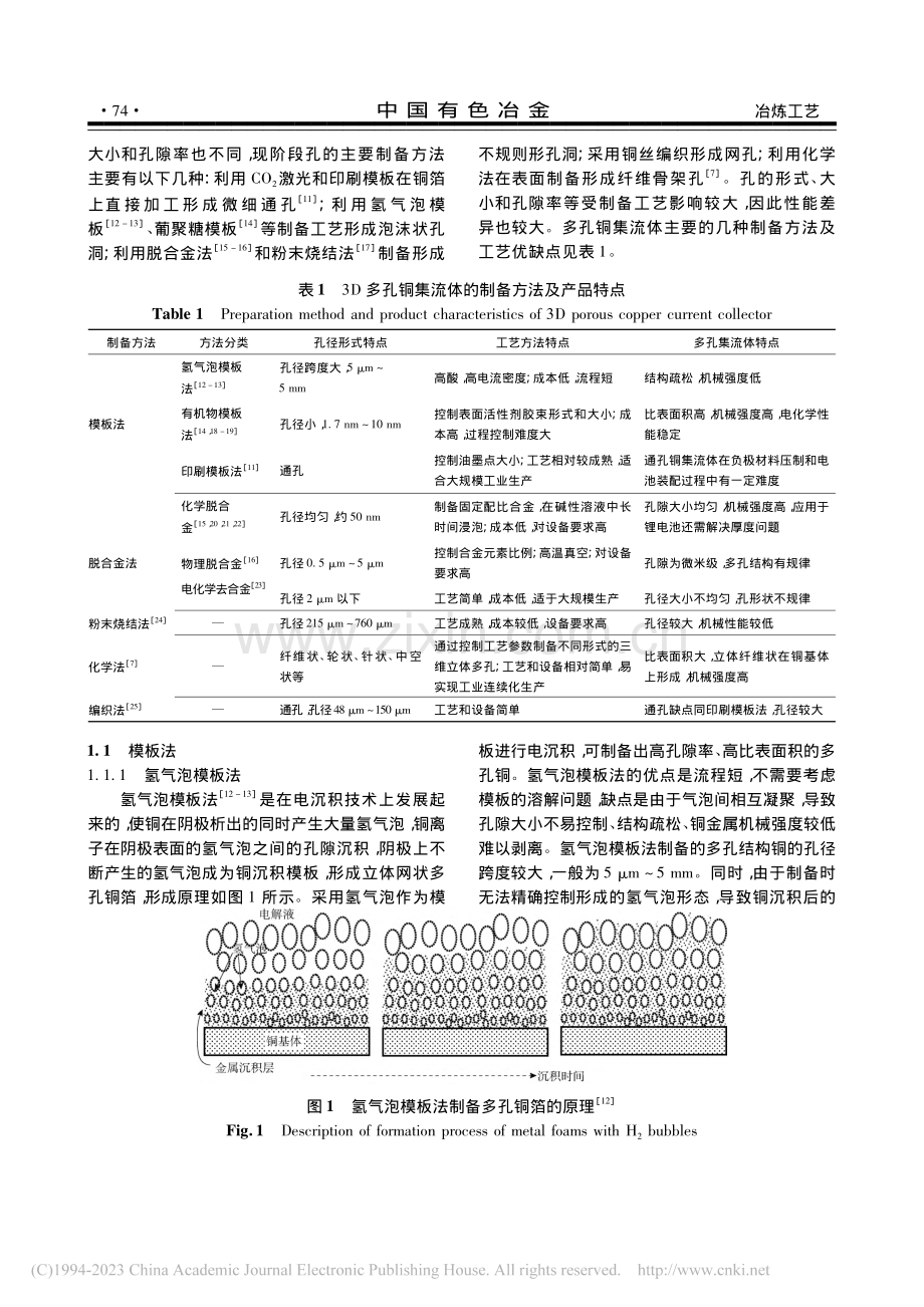 锂电池用3D多孔铜箔研究进展_秦丽娟.pdf_第2页