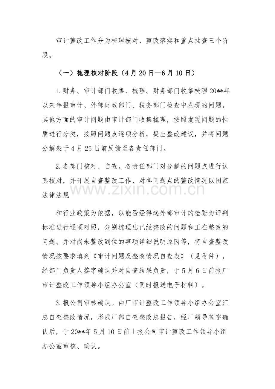 关于公司审计整改工作实施方案范文.docx_第3页