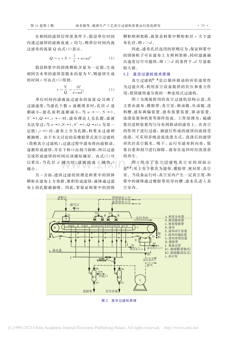 硫膏生产工艺真空过滤机装置运行优化研究_汤炎锦.pdf_第2页