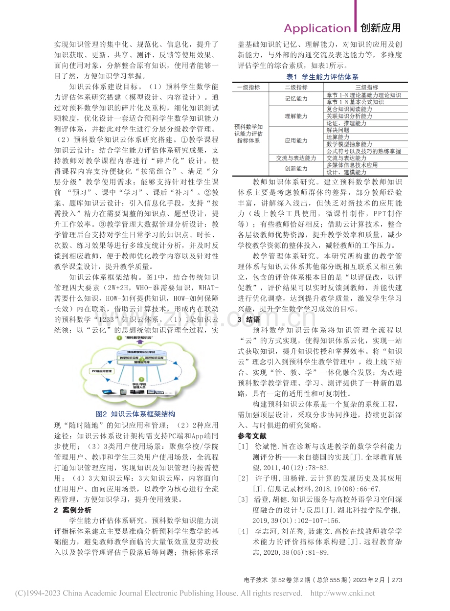 课程教学中的知识云体系分析_李霞.pdf_第2页