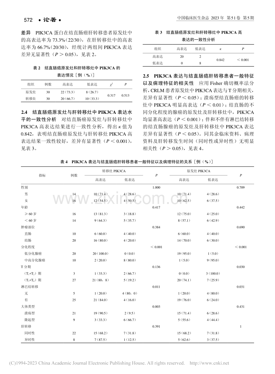 磷脂酰肌醇3—激酶在结直肠...及转移灶中的表达及临床意义_郭圆圆.pdf_第3页