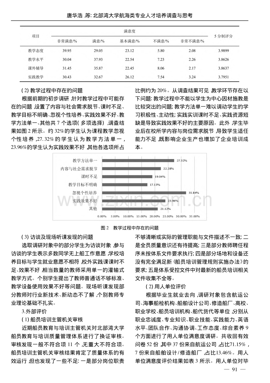 北部湾大学航海类专业人才培养调查与思考_唐华浩.pdf_第3页