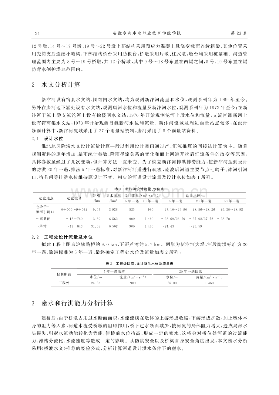 跨河桥梁防洪评价分析_秦丽.pdf_第2页