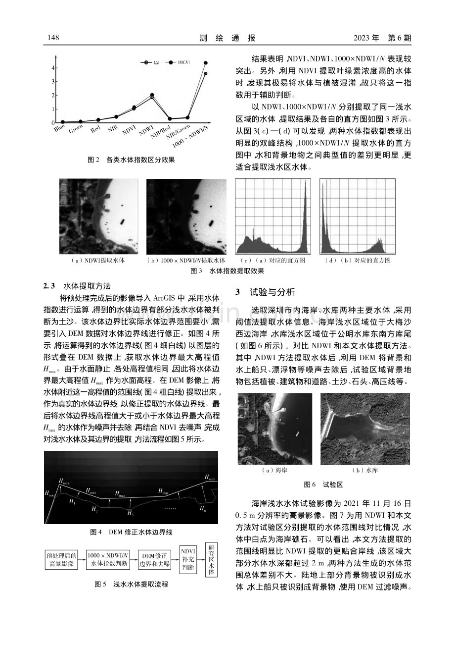 利用0.5_m分辨率卫星数据提取深圳市内浅水水体_刘敏.pdf_第3页