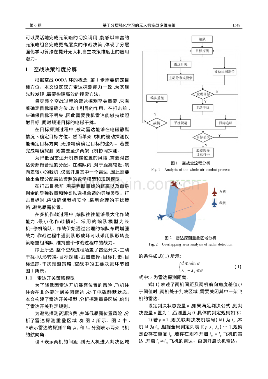 基于分层强化学习的无人机空战多维决策_张建东.pdf_第3页