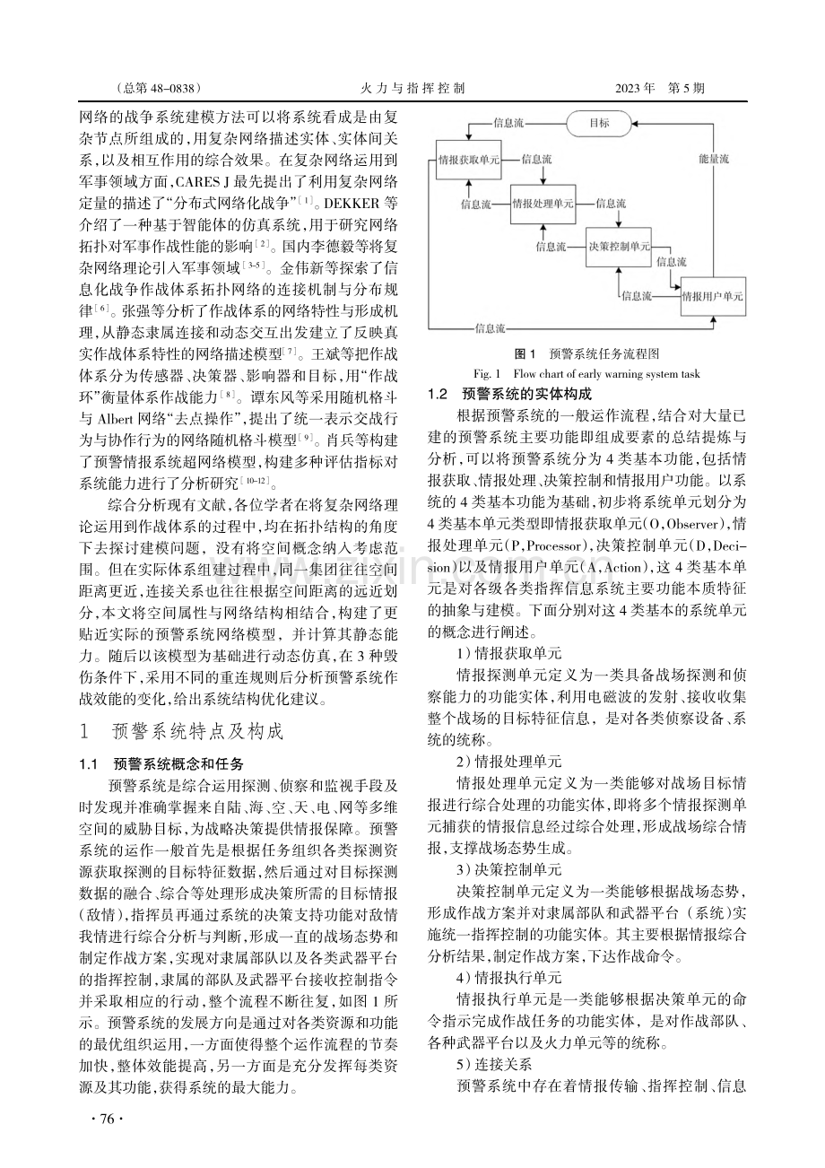 基于复杂网络理论的预警系统结构建模与分析_李耀东.pdf_第2页