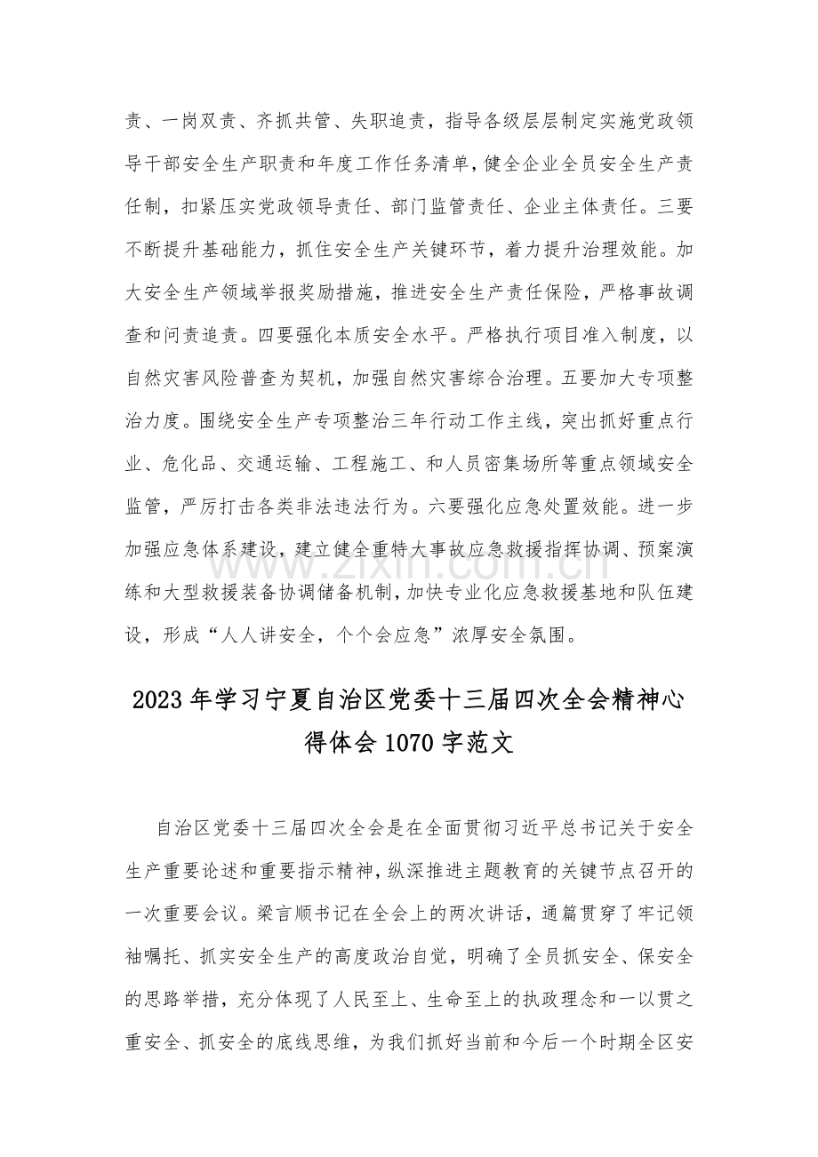 2023年学习宁夏自治区党委十三届四次全会精神心得体会2篇【供参考】.docx_第3页