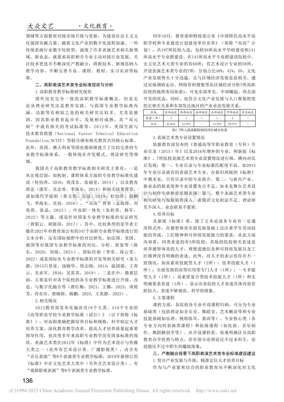 产教融合背景下高职表演艺术类专业标准研究与实践_康康.pdf_第2页