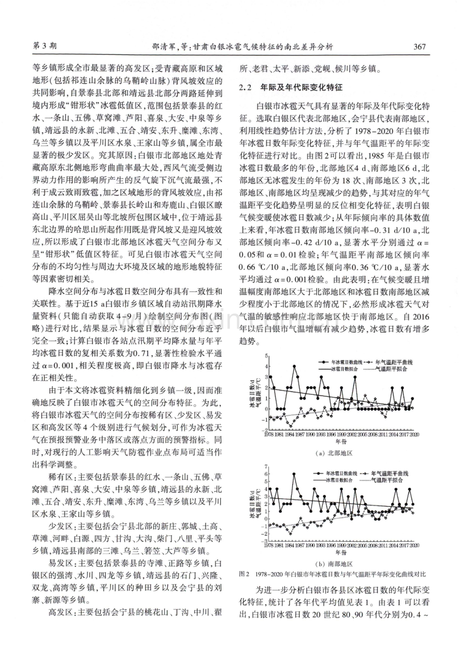 甘肃白银冰雹气候特征的南北差异分析.pdf_第3页